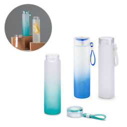 hi!dea 94669 - Pullo borosilikaattilasia ja korkki AS 470 ml