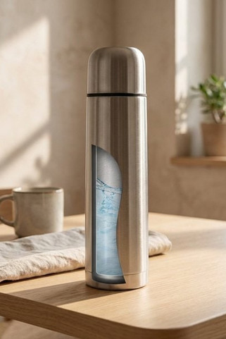 termoflaske i rustfri stål 1000 ml - Egotier 94679