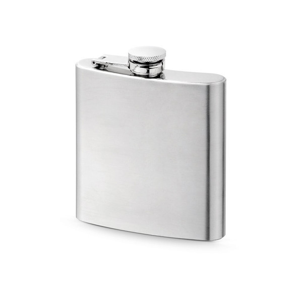 hi!dea 94684 - Bottiglia tascabile in acciaio inox 180 mL
