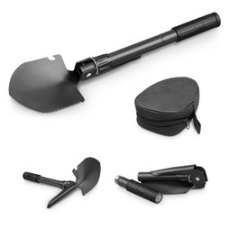 hi!dea 94760 - Metal folding shovel with compass