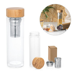 hi!dea 94765 - Borosilikaattilasipullo infuusioilla 490 ml