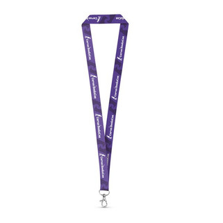 Gerecycled polyester (100% rPET) sublimatie lanyard met karabijnhaak - Egotier 94974
