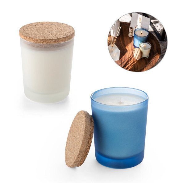 hi!dea 95075 - Aromatic Soy candle with cork lid 180 g