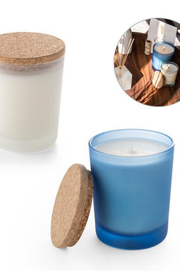 Aromatic Soy candle with cork lid 180 g - Egotier 95075