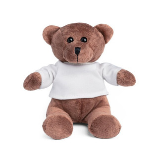 Teddy bear plush toy with t-shirt on - Egotier 95504