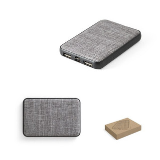 Tehopankki 5 000 mAh, kierrätetystä PET:stä (100 % rPET) - Egotier 97094