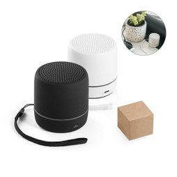 hi!dea 97097 - Coluna de som portátil de 3W com 4h de autonomia em ABS reciclado (100% rABS)