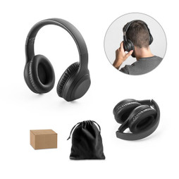 hi!dea 97138 - Foldable wireless headphones with ANC and 15h of autonomy on recycled ABS (100% rABS)