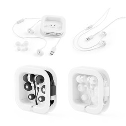 hi!dea 97139 - Earphones with 12 metre USB-C cable and built-in ABS microphone