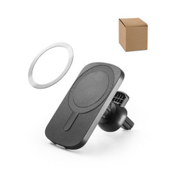 hi!dea 97168 - Smartphone Halterung für das Auto mit drahtlosem magnetischem Ladegerät 15W in Recyceltes ABS (100% rABS)