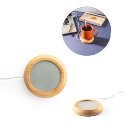 hi!dea 97178 - Mug warmer with bamboo body