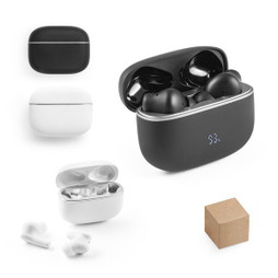 hi!dea 97181 - Wireless headphones in recycled ABS (100% rABS) with ANC and 7 hours of battery life