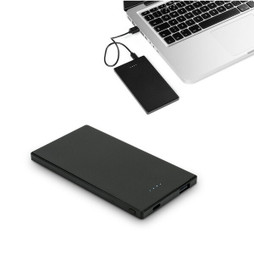 hi!dea 97184 - 5.000 mAh slim stainless steel power bank