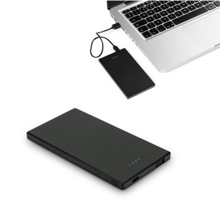 5.000 mAh slim stainless steel power bank - Egotier 97184