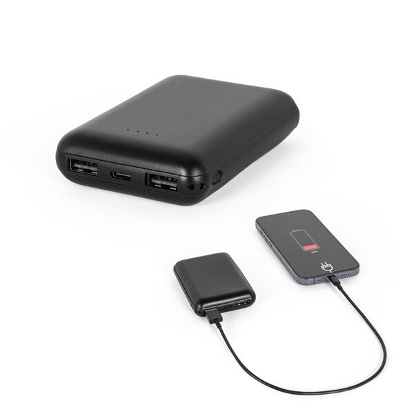 Power bank 8.000 mAh in recycled ABS (100% rABS) - Egotier 97197