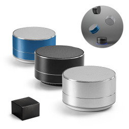 hi!dea 97252 - Coluna de som portátil de 3W com 3h de autonomia em alumínio reciclado (100% rAL) e ABS reciclado (100% rABS)