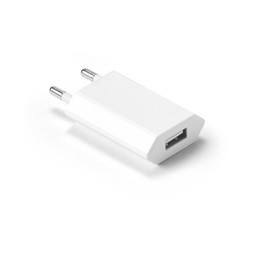 hi!dea 97361 - Netzadapter USB-A 5W aus recyceltes ABS (100% rABS)