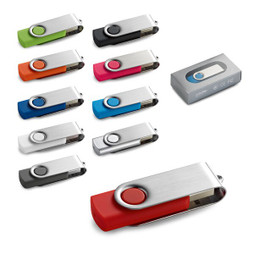 hi!dea 97549 - 8 GB USB flash drive with metal clip