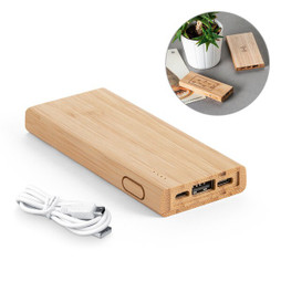 hi!dea 97915 - Power bank 5.000 mAh in bamboo