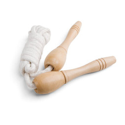 hi!dea 98031 - Springseil mit Holzgriff