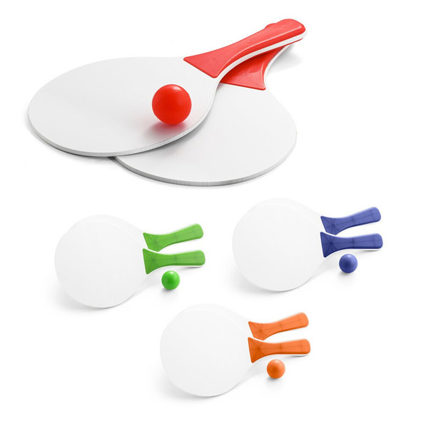 hi!dea 98035 - Racchette da spiaggia in MDF
