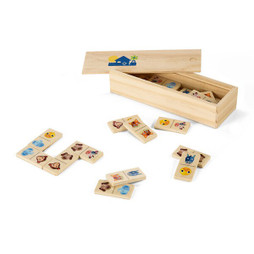 hi!dea 98074 - Wooden domino game