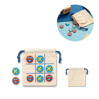 Classic 10-piece plywood Tic Tac Toe game - Egotier 98097
