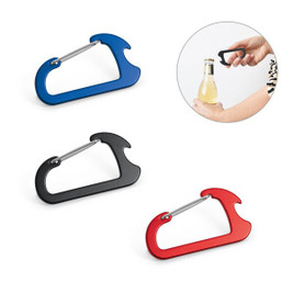 hi!dea 98824 - Carabiner with aluminium capsule opener