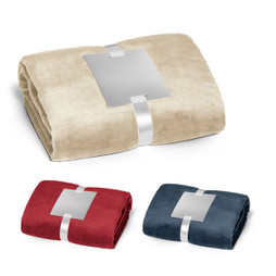 hi!dea 99075 - Manta polar (240 g/m²) com fita para cartão de personalização