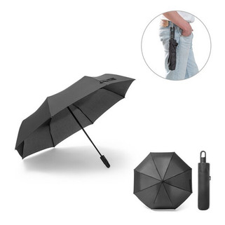 Recycled polyester (100% rPET) 190T pongee umbrella with automatic opening and closing - Egotier 99095