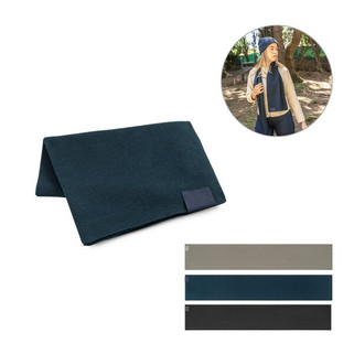 Scarf in recycled polyester (100% rPET) with a stitched detail for personalisation - Egotier 99097