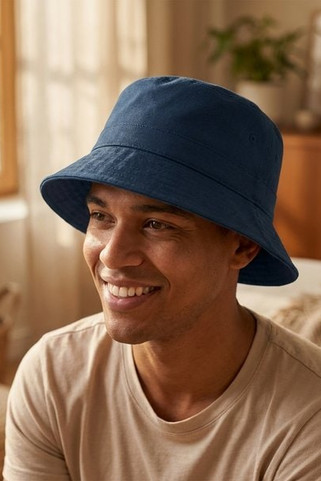Cotton canvas and polyester bucket hát (220 g/m²) - Egotier 99572