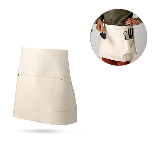 hi!dea 99835 - Multi-purpose apron in cotton canvas (260 g/m²)