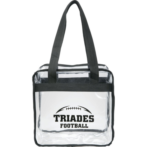 PCNA 2301-42 - Game Day Clear Zippered Safety Tote