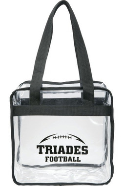 Game Day Clear Zippered Safety Tote - PCNA 2301-42