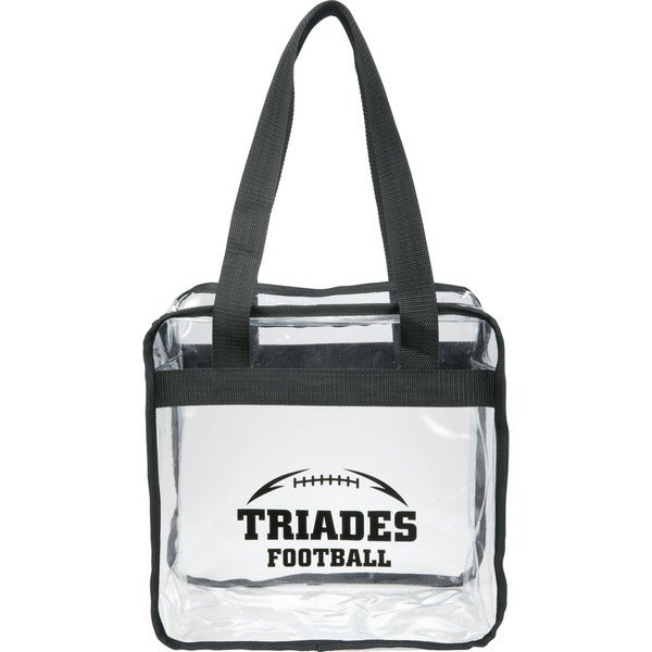 Game Day Clear Zippered Safety Tote - PCNA 2301-42