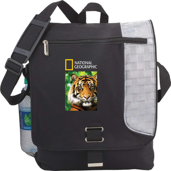 PCNA 3450-13 - Gridlock Vertical 15" Computer Messenger Bag