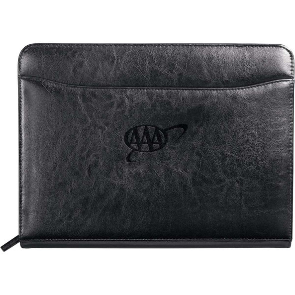 PCNA 1000-10 - Renaissance Zippered Padfolio with FSC Mix Paper