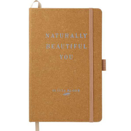 PCNA 2800-71 - 5.5" x 8.5" FSC Mix Recycled Leather Bound Journa