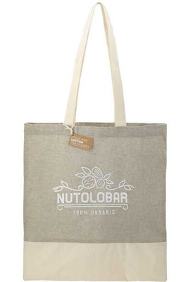 Split Recycled 5oz Cotton Twill Convention Tote - PCNA 7901-08