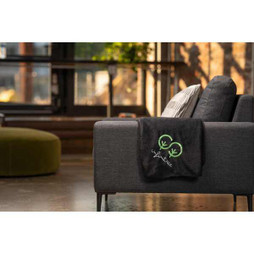 PCNA 1081-57 - 100% Recycled PET Fleece Blanket with RPET Pouch