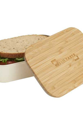 Bamboo Fiber Lunch Box with Cutting Board Lid - PCNA 1033-93
