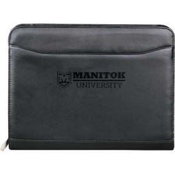 PCNA 9500-10 - Millennium Leather Zippered Padfolio FSC Mix Pape