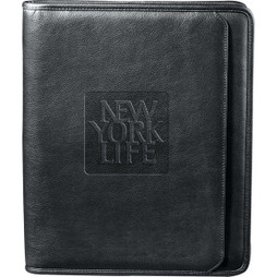 PCNA 9200-10 - Manhattan Zippered Padfolio with FSC Mix Paper
