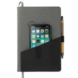 PCNA 2800-39 - 5.5" x 8.5" FSC Mix Siena Heathered Bound Journal