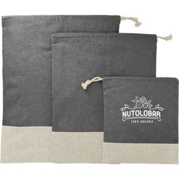 PCNA 8700-02 - Split Recycled 3pc Travel Pouch Set