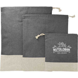 PCNA 8700-02 - Split Recycled 3pc Travel Pouch Set