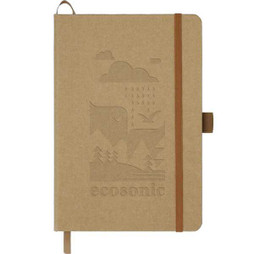 PCNA 2800-72 - Diario Kraft lavable encuadernado a la piedra de 5,5" x 8,5