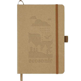 PCNA 2800-72 - 5.5" x 8.5" Washable Kraft Stone Bound Journal