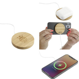 PCNA 7143-32 - FSC 100% Bamboo MagClick™ Fast Wireless Pad